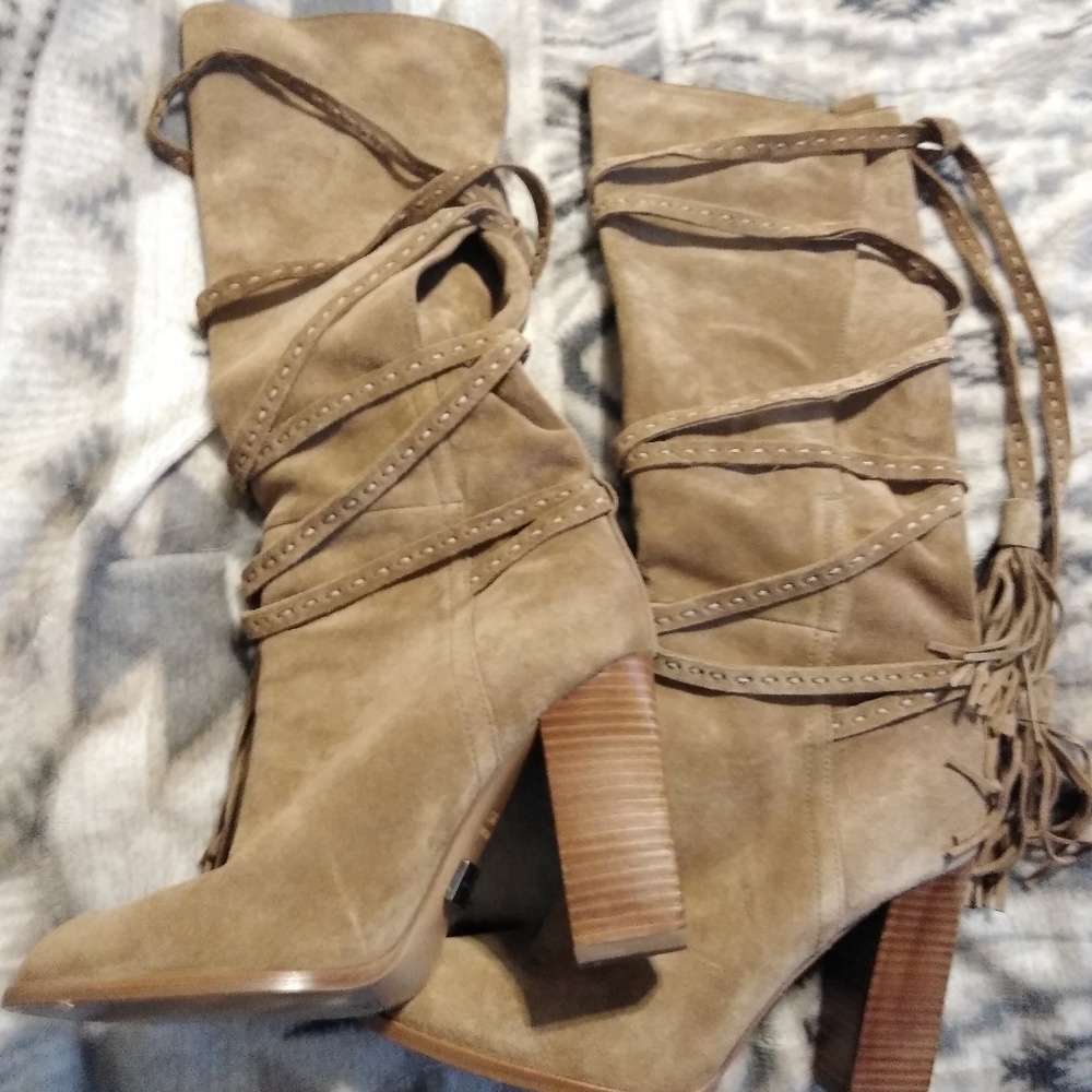 Michael kors suede boots